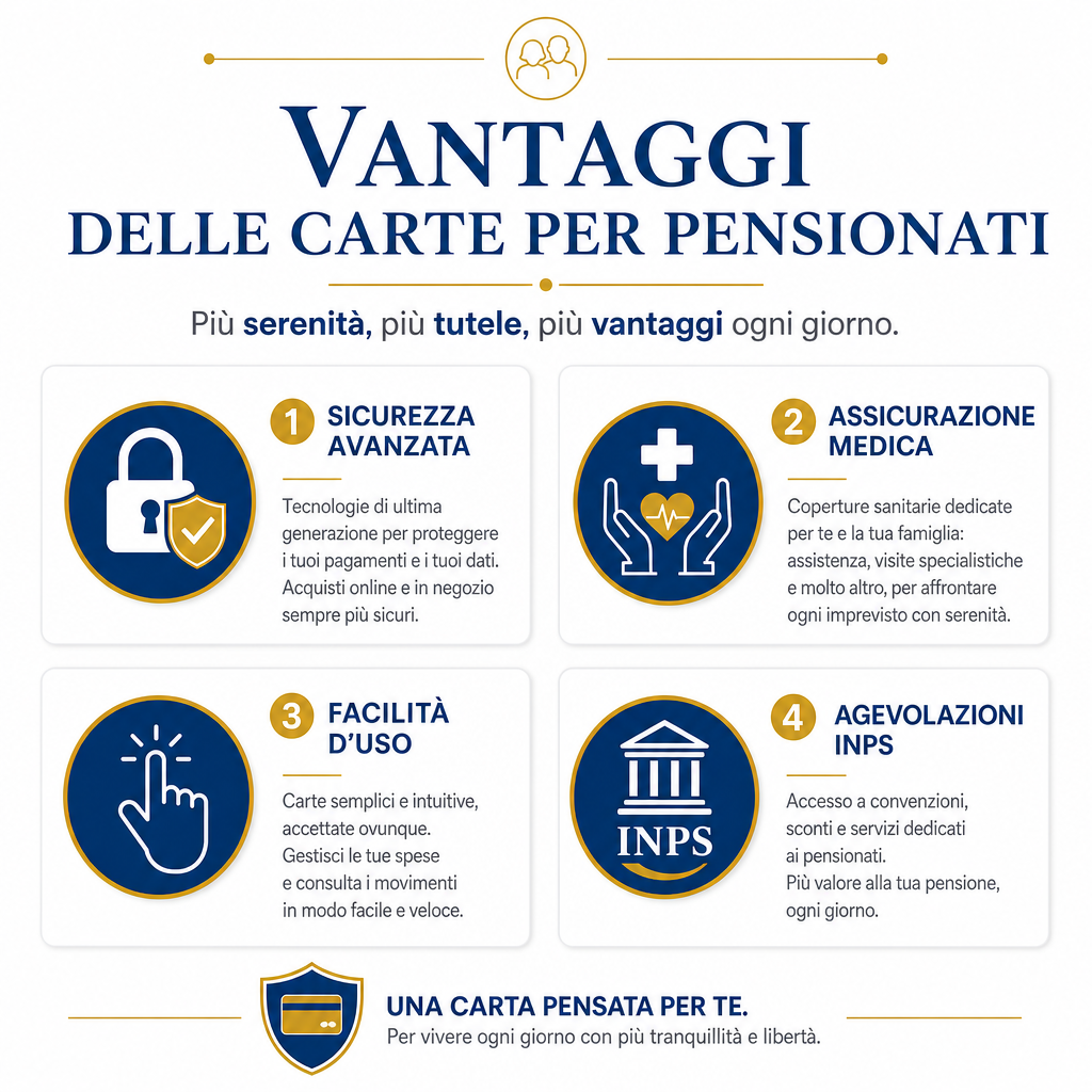 Guida carte di credito per pensionati Italia 2026