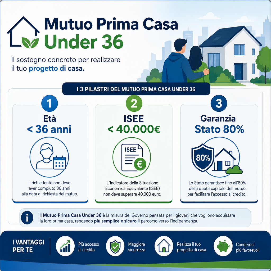 Guida mutuo prima casa under 36 Italia 2026