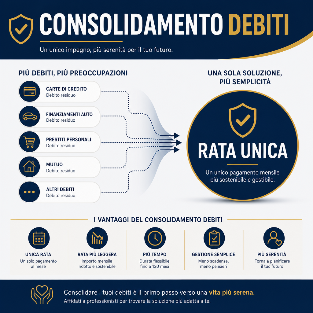 Guida consolidamento debiti Italia 2026