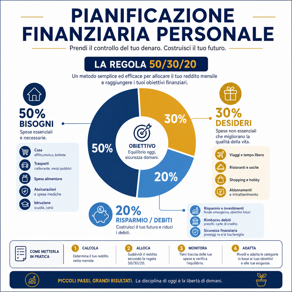 Guida pianificazione finanziaria personale Italia 2026