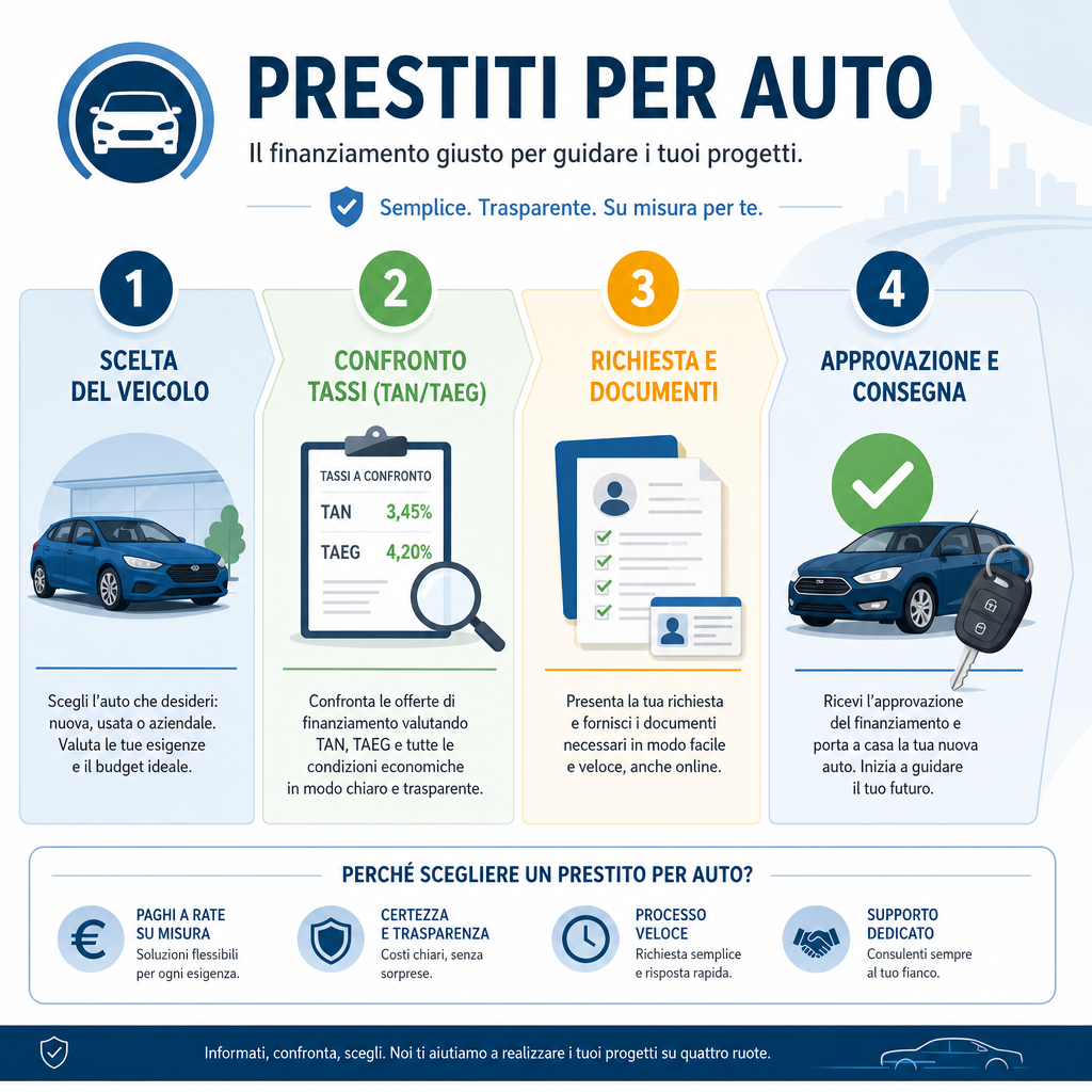Guida prestiti per auto Italia 2026